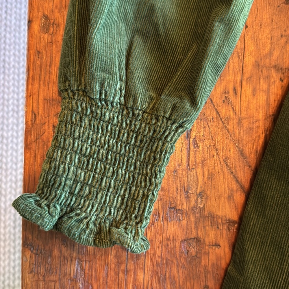 NWT Boden green corduroy dress US size 10P - Picture 3 of 7